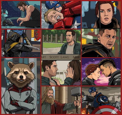 Avengers. Amigeek Colors