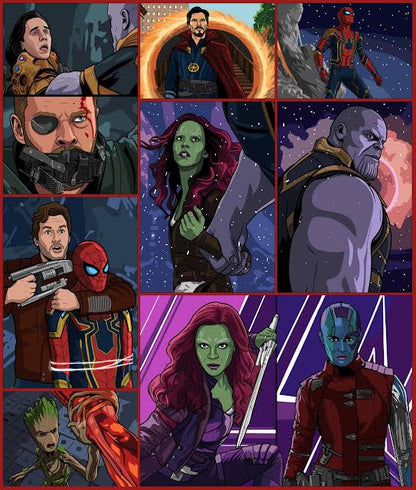 Avengers. Amigeek Colors