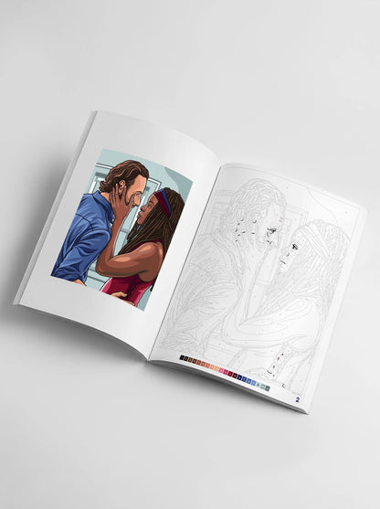 The Walking Dead: Coloring by Numbers