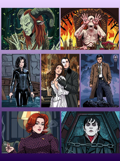 Gothic movies. Paint by numbers