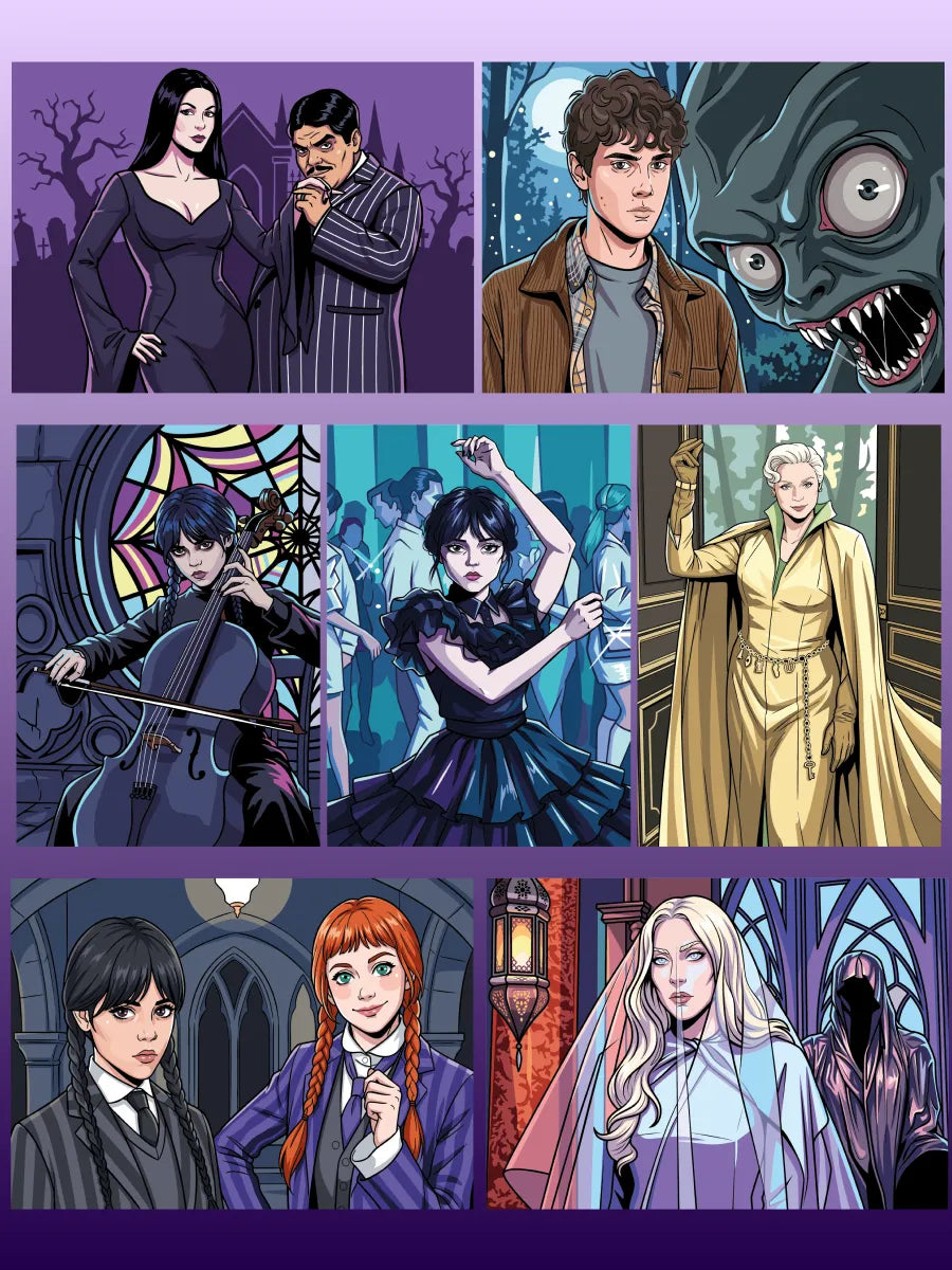 Gothic movies. Paint by numbers