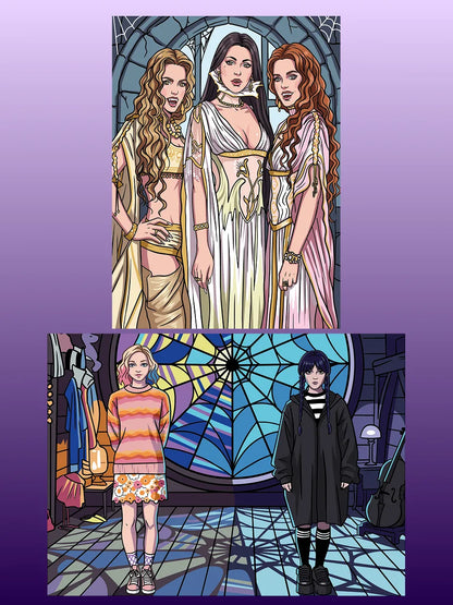 Gothic movies. Paint by numbers
