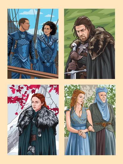 Game of Thrones. Color by Numbers