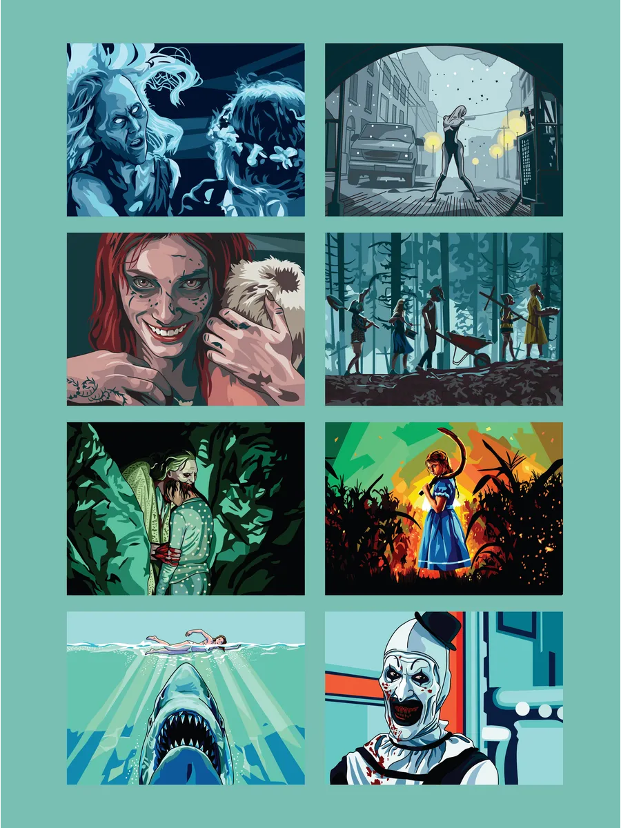 Horror. Paint by numbers