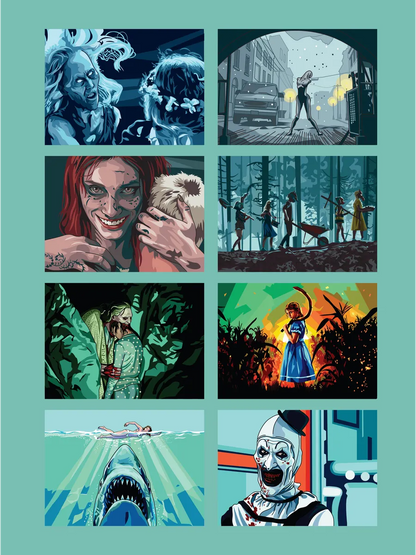 Horror. Paint by numbers
