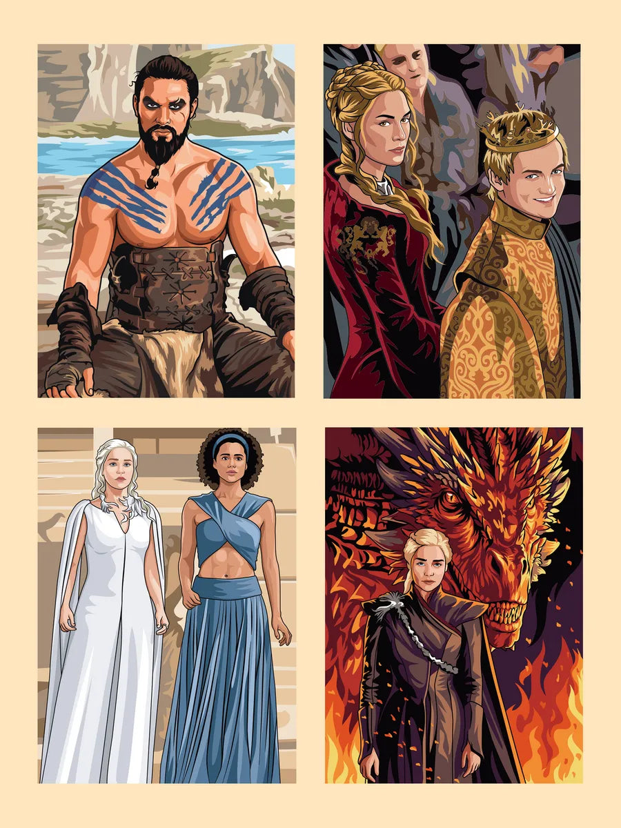 Game of Thrones. Color by Numbers