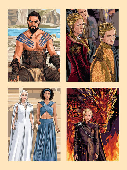 Game of Thrones. Color by Numbers