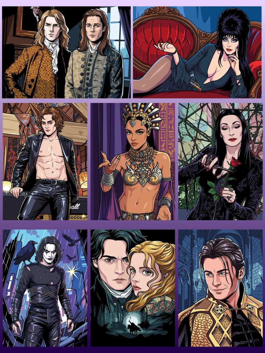 Gothic movies. Paint by numbers