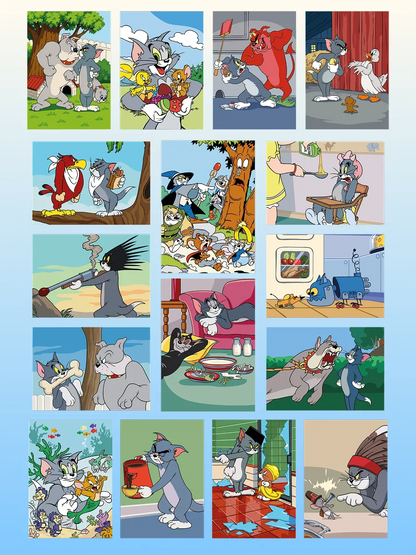Tom and Jerry. Color by Numbers