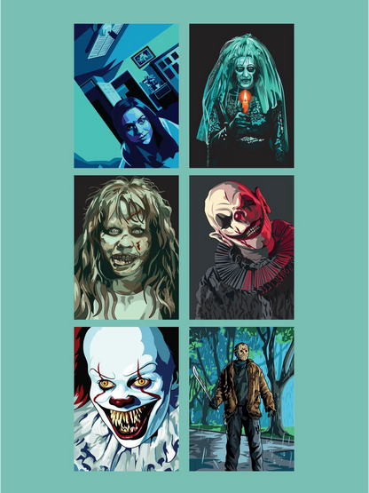 Horror. Paint by numbers