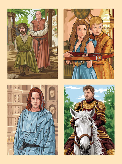 Game of Thrones. Color by Numbers