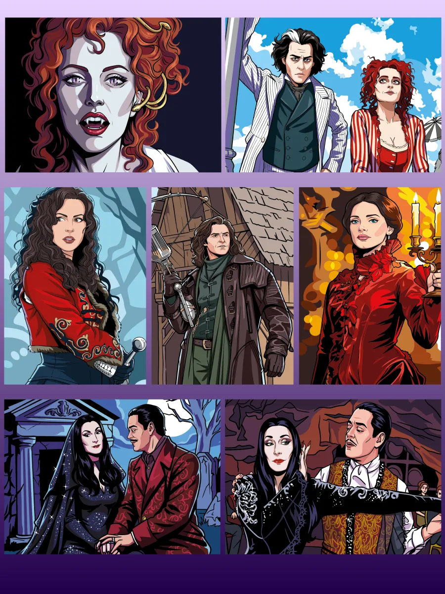 Gothic movies. Paint by numbers