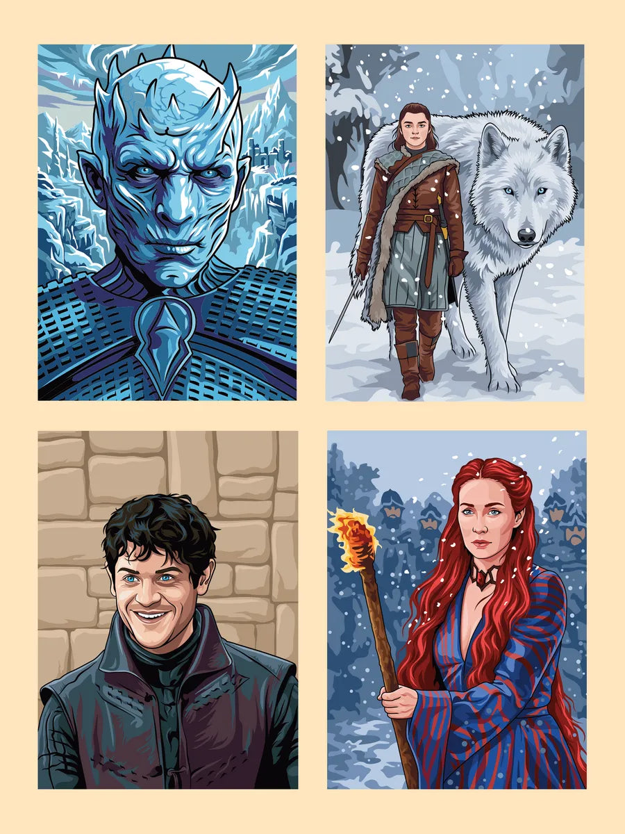 Game of Thrones. Color by Numbers