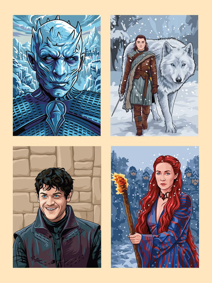 Game of Thrones. Color by Numbers