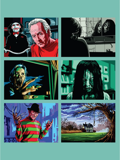 Horror. Paint by numbers