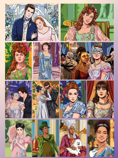 Bridgerton paint by numbers