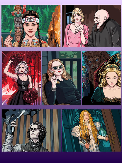 Gothic movies. Paint by numbers