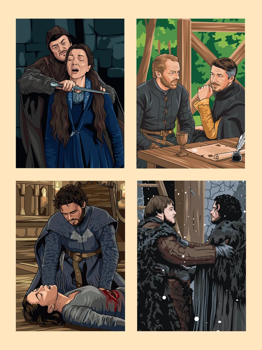 Game of Thrones. Color by Numbers