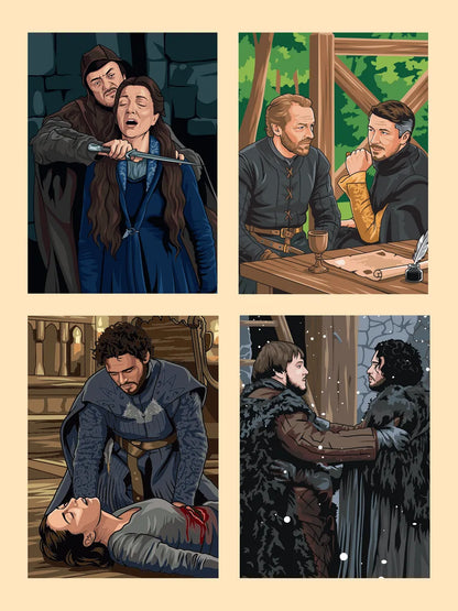 Game of Thrones. Color by Numbers