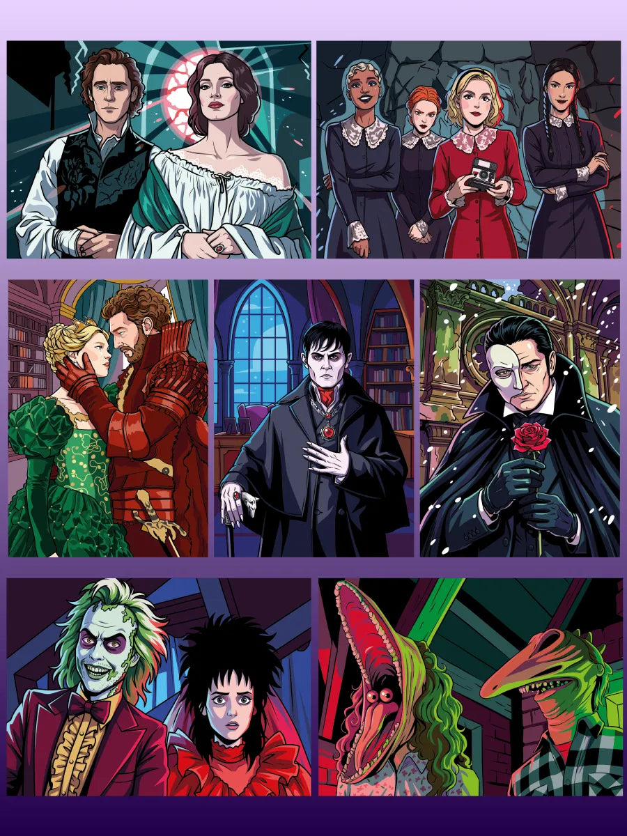 Gothic movies. Paint by numbers
