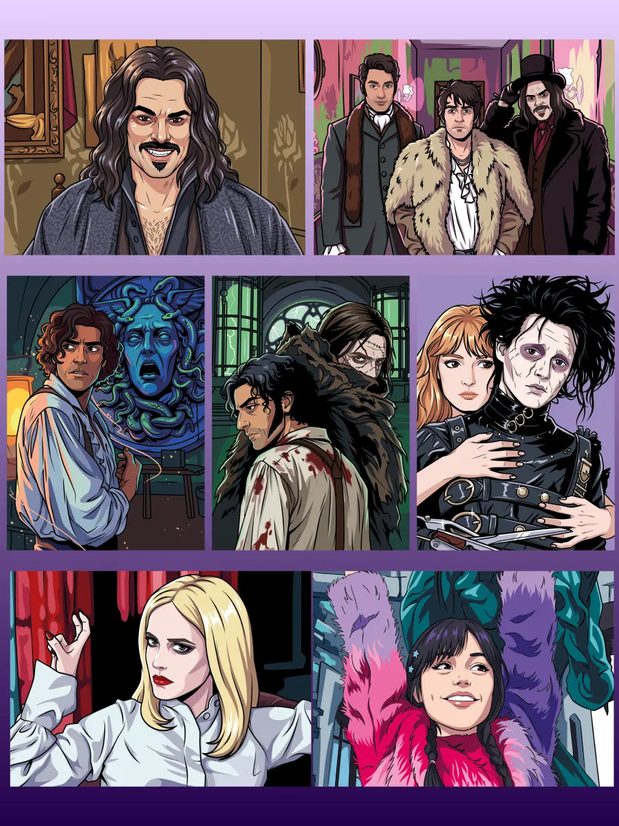 Gothic movies. Paint by numbers