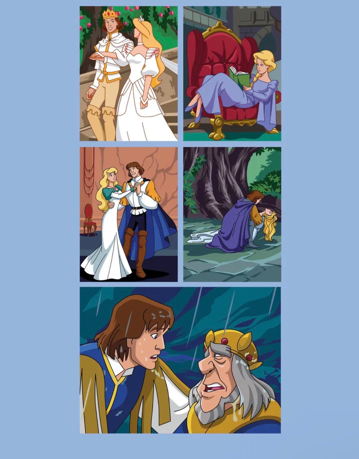 Swan Princess. Paint by numbers