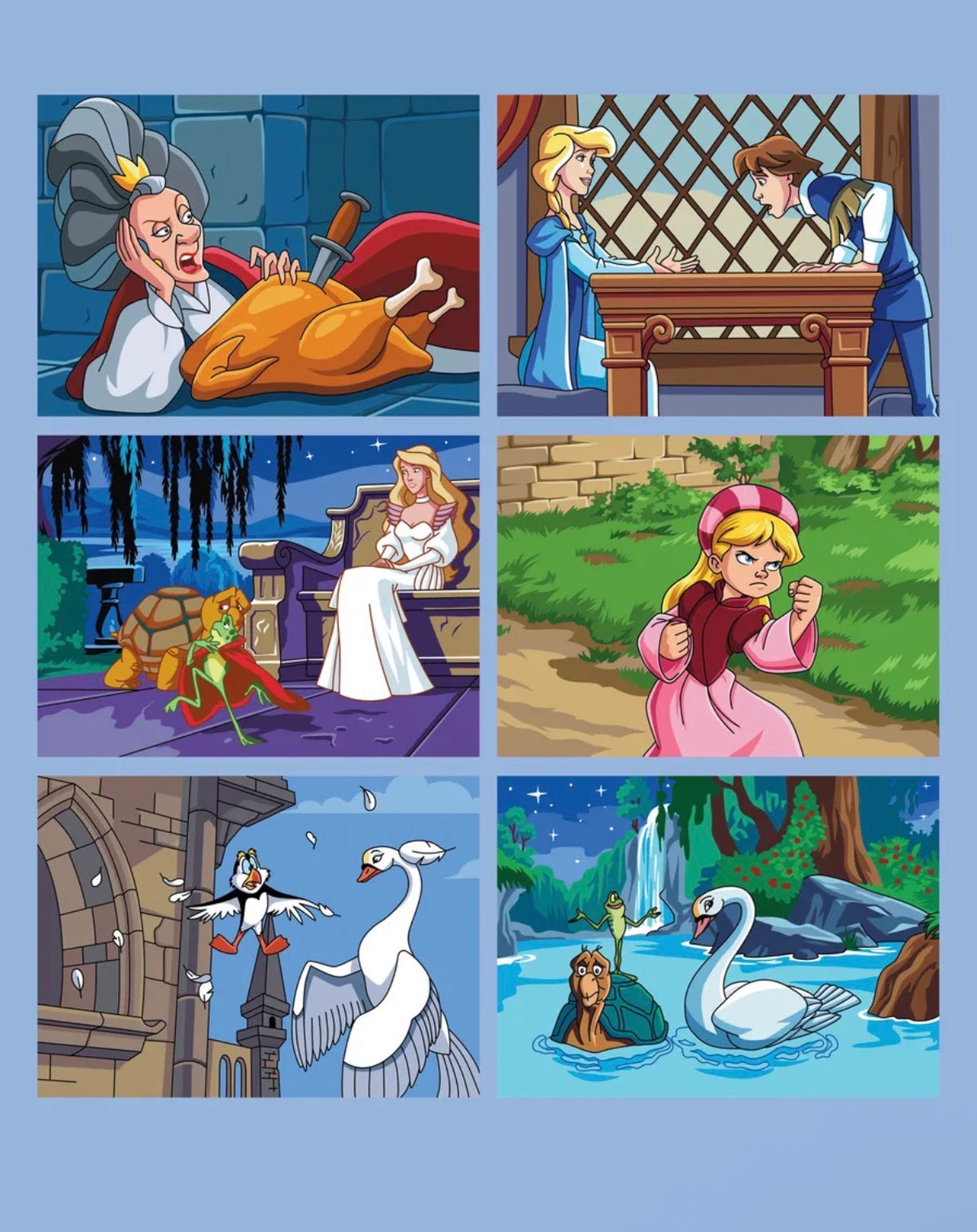 Swan Princess. Paint by numbers