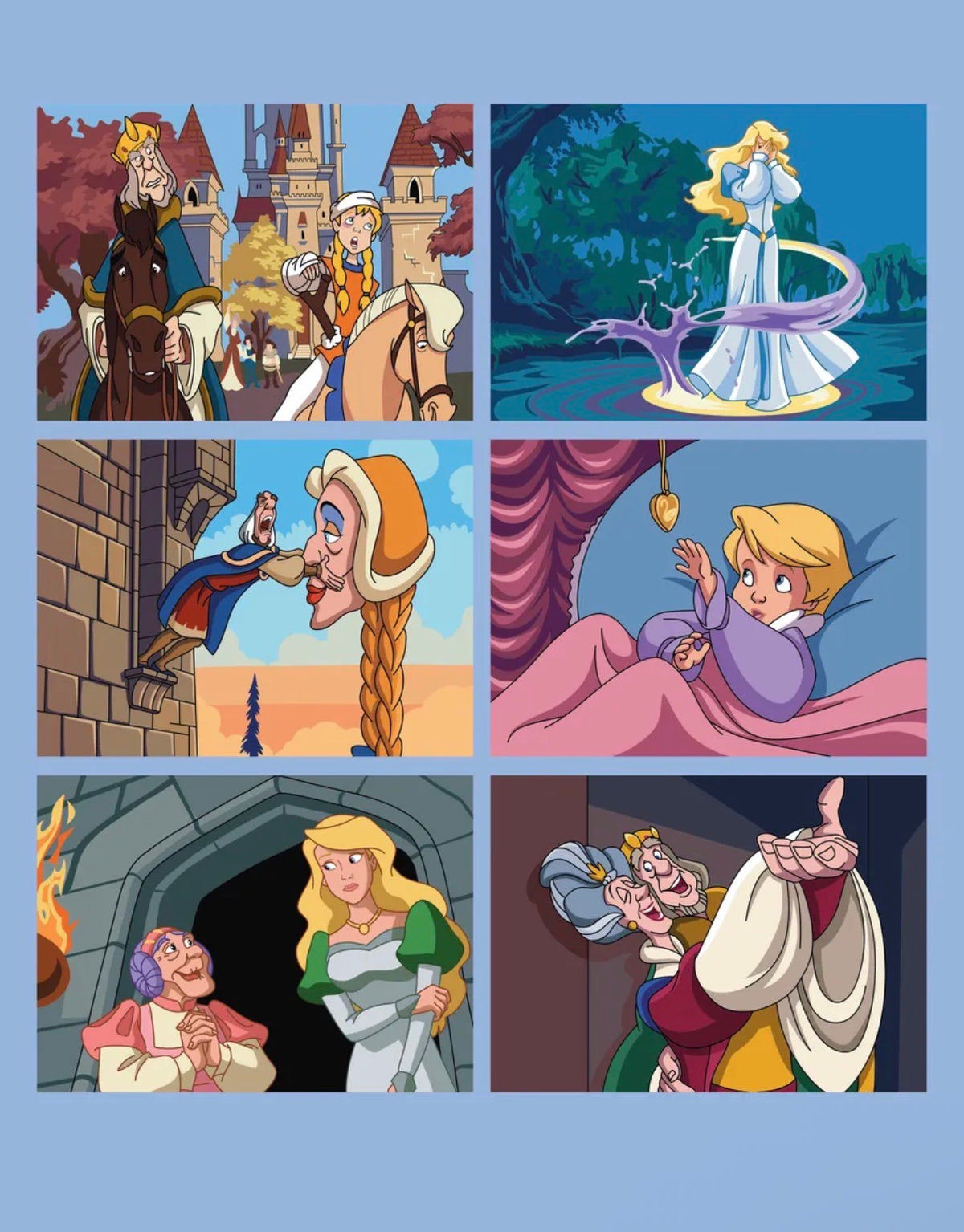 Swan Princess. Paint by numbers