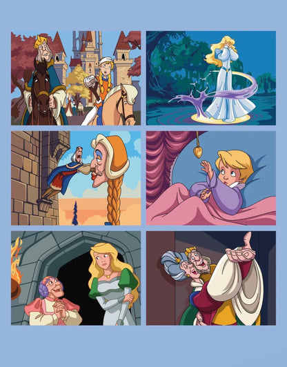 Swan Princess. Paint by numbers