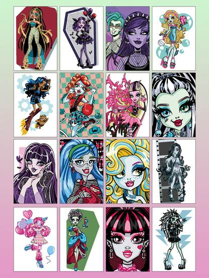 Monster High. Paint by number