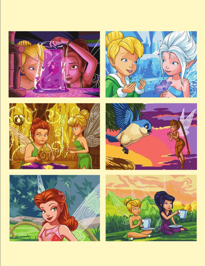 Magical Fairies. Color by Numbers
