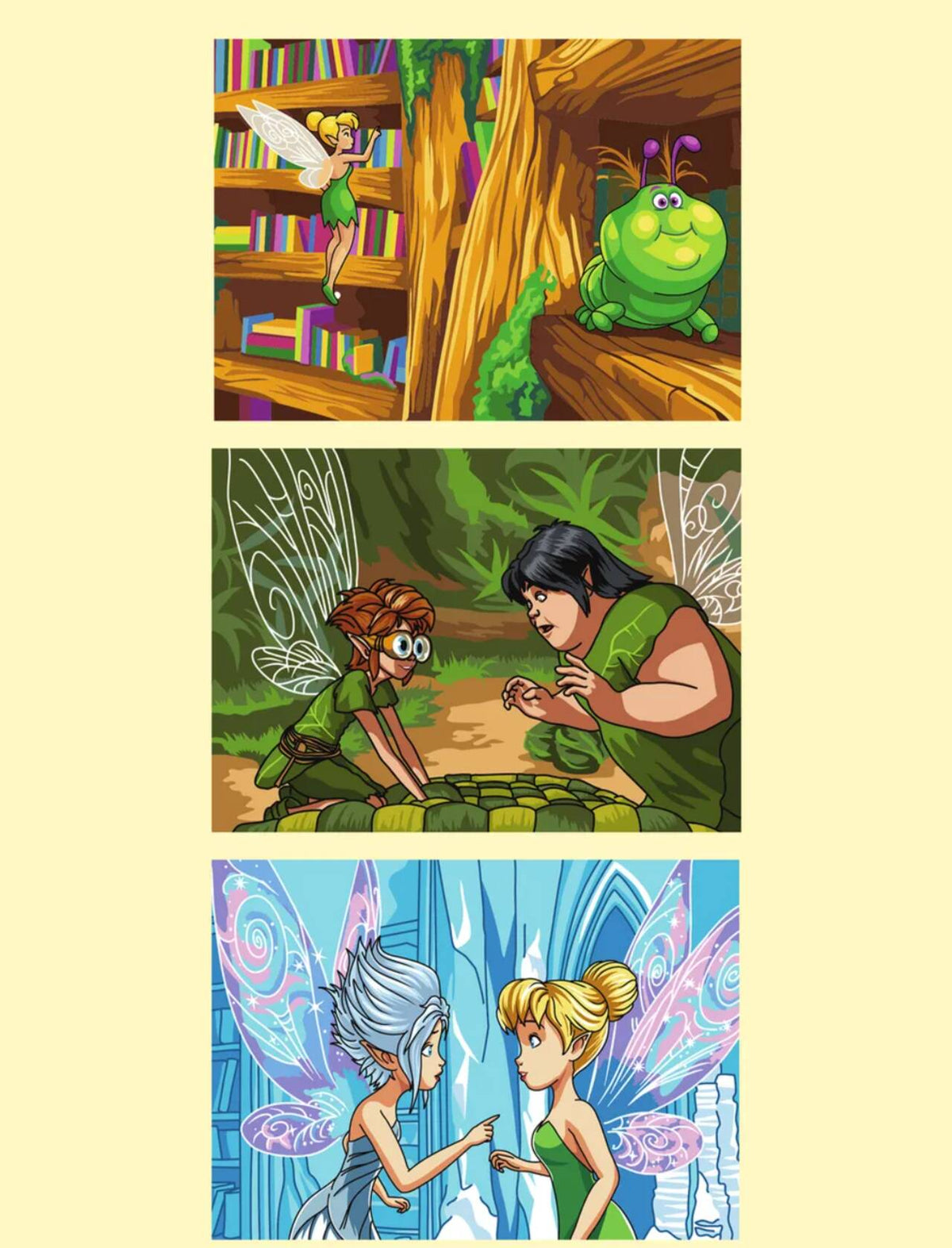 Magical Fairies. Color by Numbers