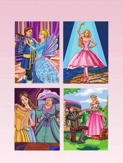 Barbie. Paint by numbers