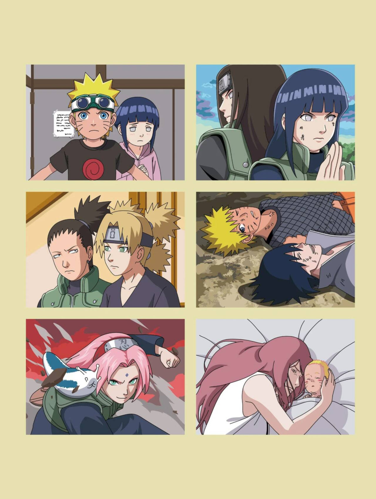 Naruto. Color by Numbers