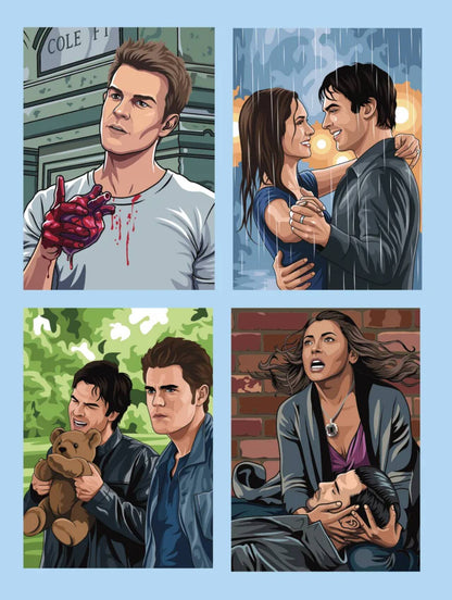 The Vampire Diaries. Color by Numbers