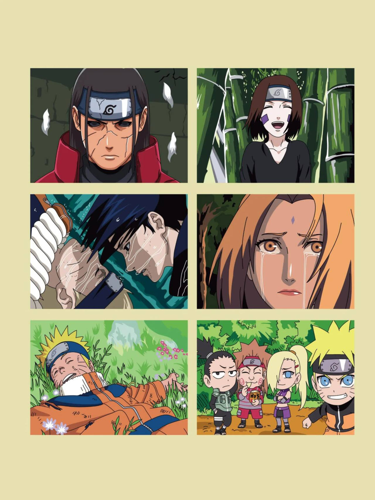 Naruto. Color by Numbers