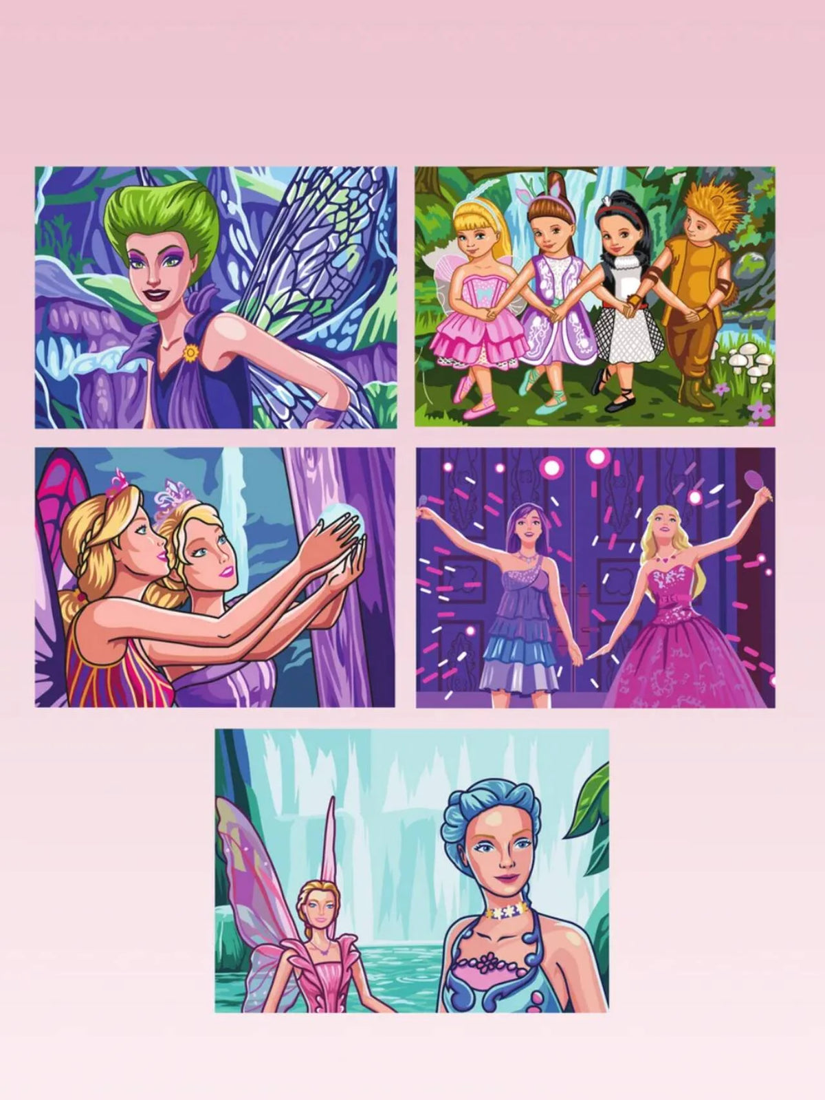 Barbie. Paint by numbers