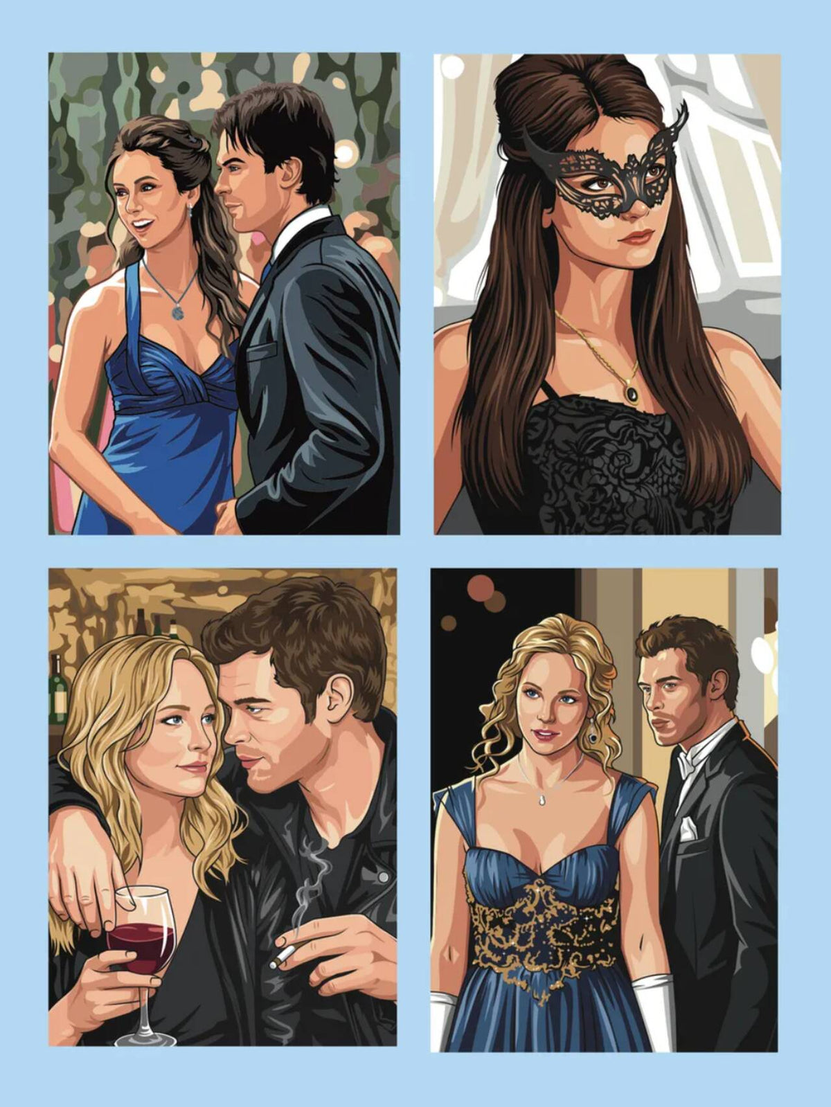 The Vampire Diaries. Color by Numbers