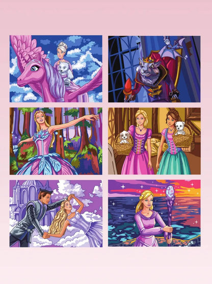 Barbie. Paint by numbers