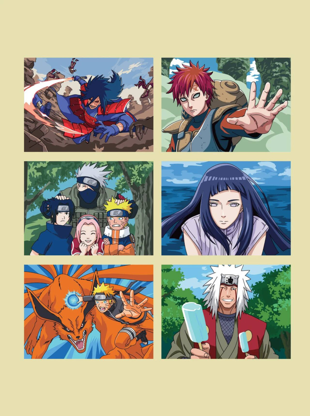 Naruto. Color by Numbers