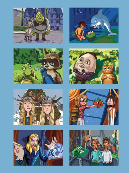 Favorite Cartoons. Color by Numbers