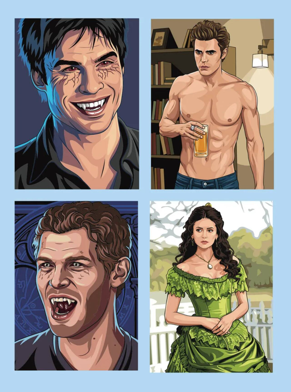The Vampire Diaries. Color by Numbers