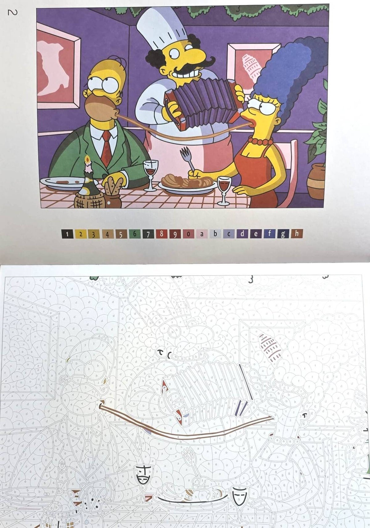 The Simpsons. Color by Numbers