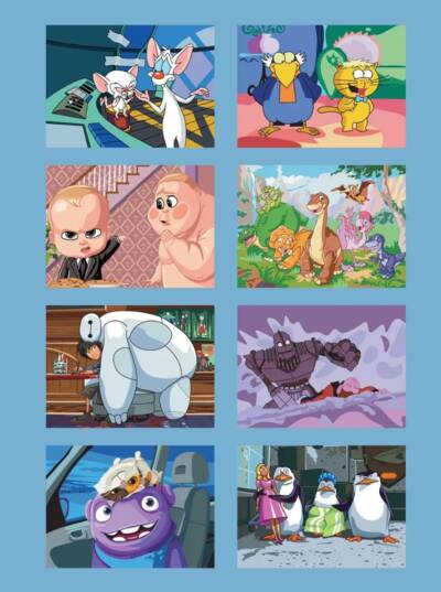 Favorite Cartoons. Color by Numbers