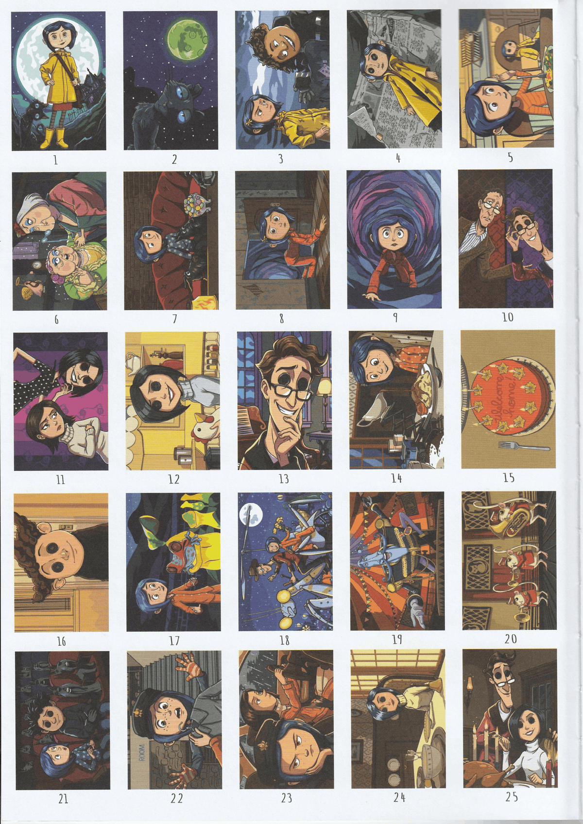 Coraline. Color by Numbers