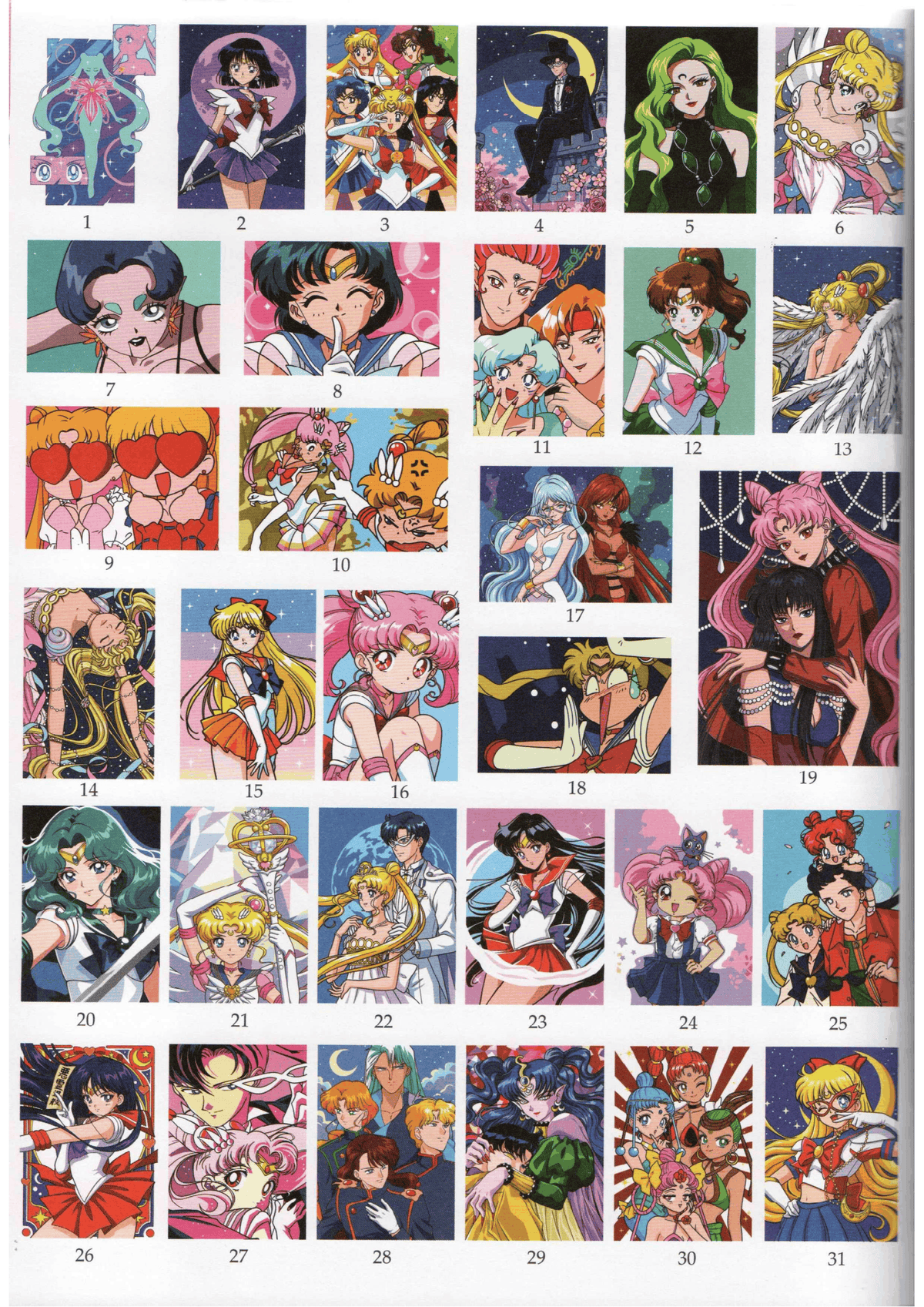 Sailor Moon. Color by Numbers